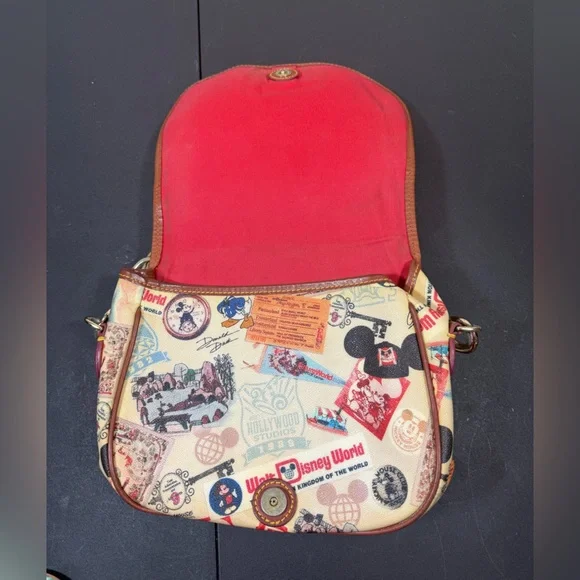 RARE Walt Disney World Dooney & Bourke 40th Anniversary Messenger Bag